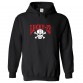 Lucky 13 Unisex Classic Kids and Adults Pullover Hoodie for Motorcycle Lovers